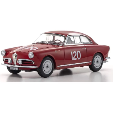 Alfa Romeo Giulia SV 1:18 Diecast Model by Kyosho (Classic Italian Coupe – Full Function Display)