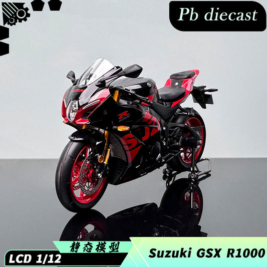 Suzuki R1000 Motorcycle Diecast Model – 1:12 Scale Premium Collectible by LCD