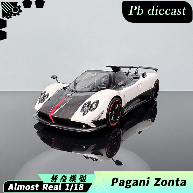 Almost Real 1:18 Zonda Cinque Convertible Alloy Car Model Fully Open AR
