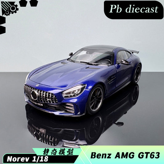 NOREV Benz AMG GT63 4Matic 2021 – 1:18 Scale Diecast Model (Blue)