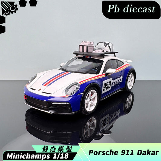 Minichamps Porsche 911 Dakar Diecast Model – 1:18 Scale Collectible