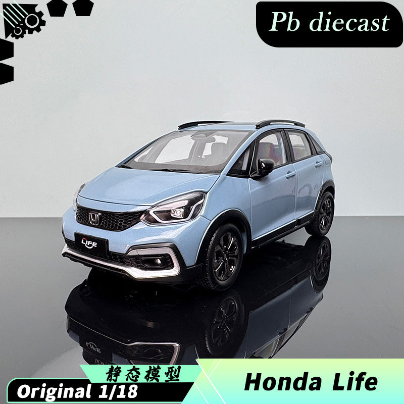 Honda LIFE Diecast Model – 1:18 Scale Interactive Collectible (Blue)