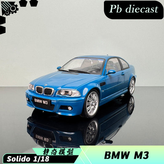 Solido BMW M3 E46 1:18 Scale Diecast Model – Interactive Collectible