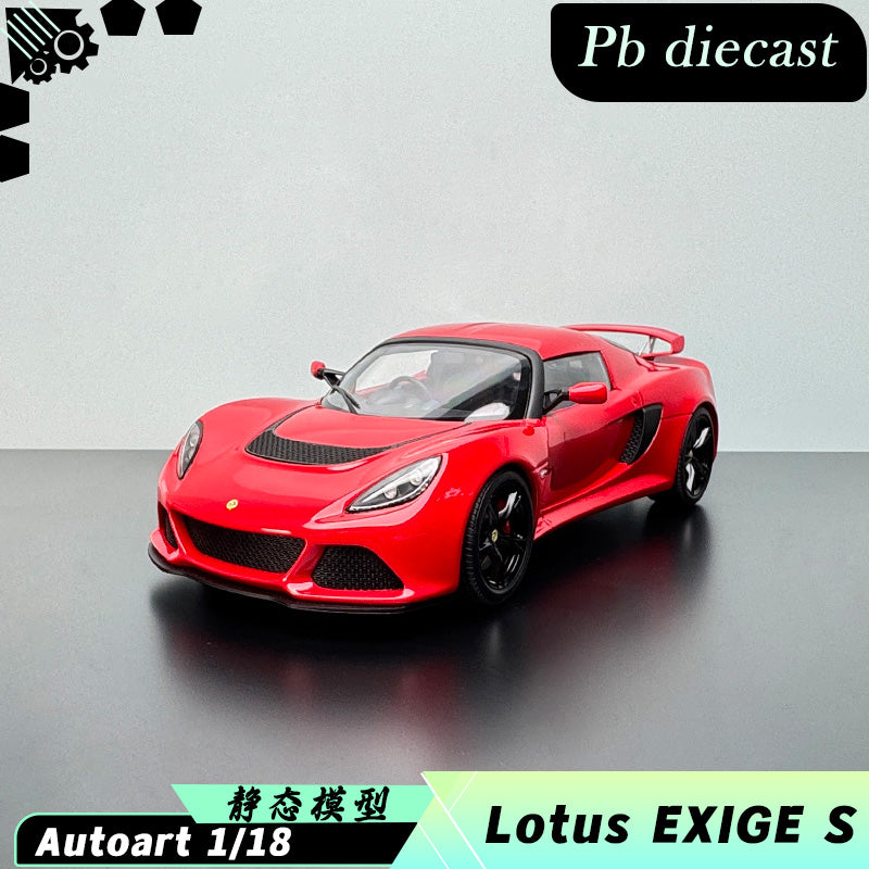 AutoArt Lotus Exige S 1:18 Scale Alloy Diecast Model – Interactive Red Edition