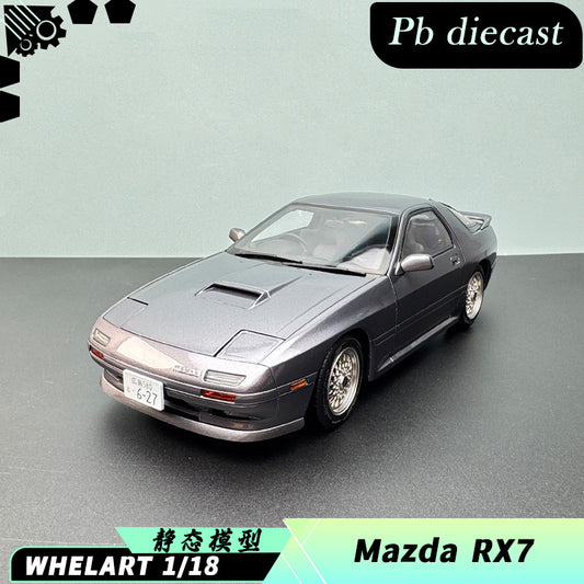 WHELART 1:18 Mazda RX‑7 FC3S Unlimited Edition Die‑Cast Alloy Sports Car Model