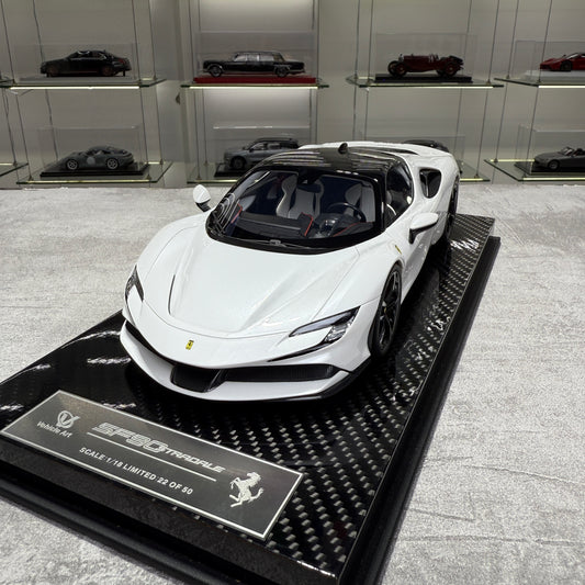 Vehicle Art 1:18 SF90 Resin Model (white)