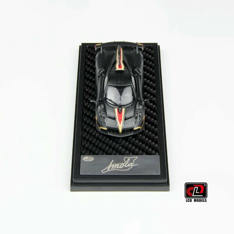 Pre-sale LCD 1:64 Pagani Imola – Matte Black Carbon | Alloy Model Car