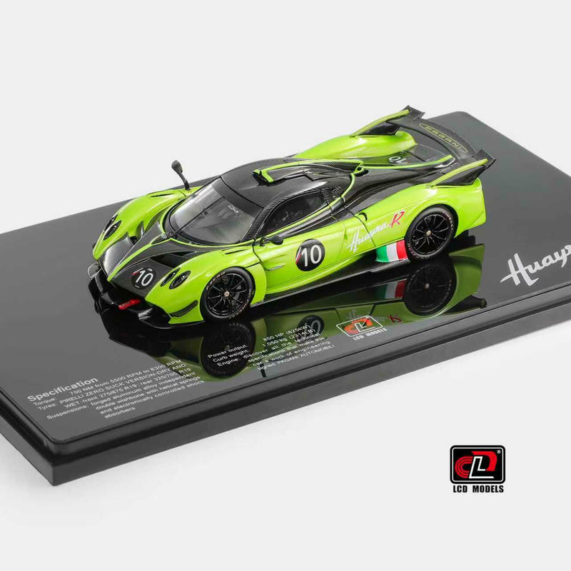 LCD Pagani Huayra R 1:43 Diecast Model Car