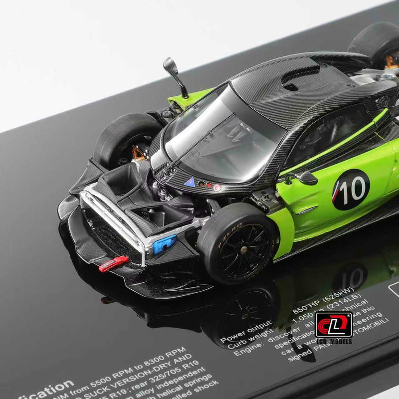 LCD Pagani Huayra R 1:43 Diecast Model Car