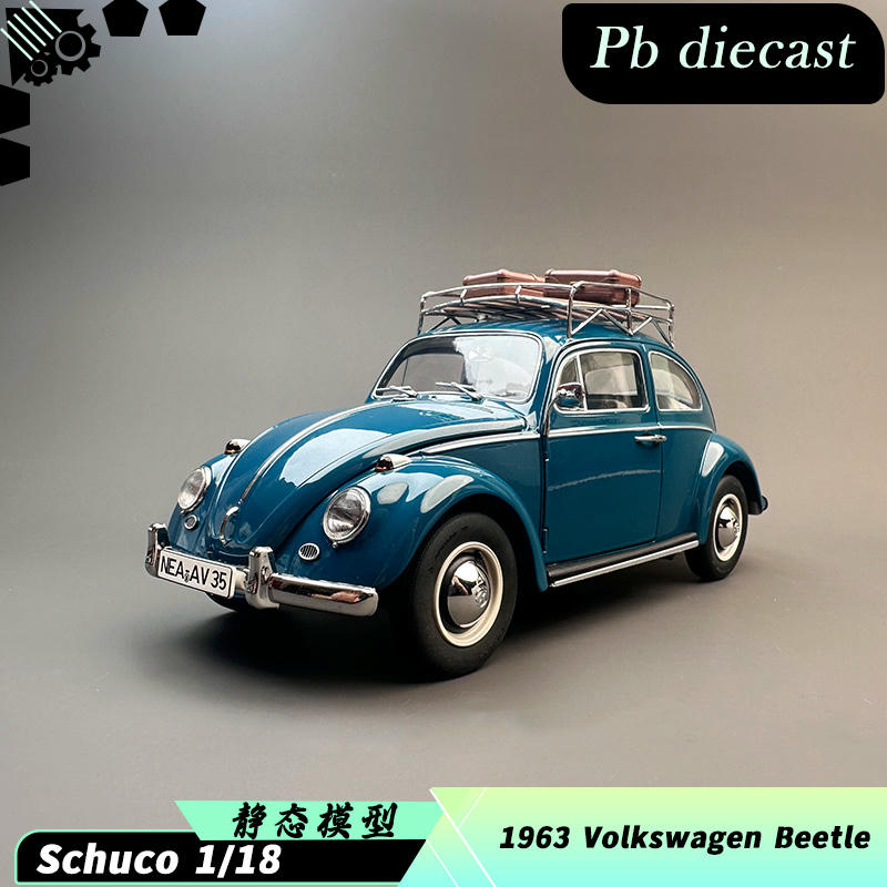 Schuco 1:18 1963 Volkswagen Beetle Diecast Model – YX car model