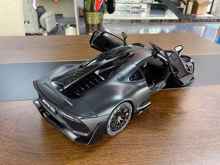 NZG 1:12 ONE Benz AMG Diecast Model – 2023 Edition, Fully Open Simulation Car Model