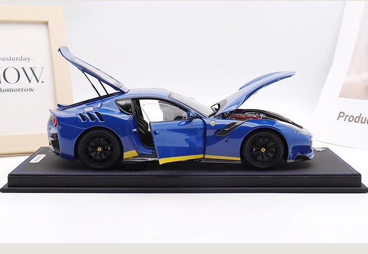 For Ferrari F12 TDF Italy BBR 1:18 sports car simulation alloy full open car model