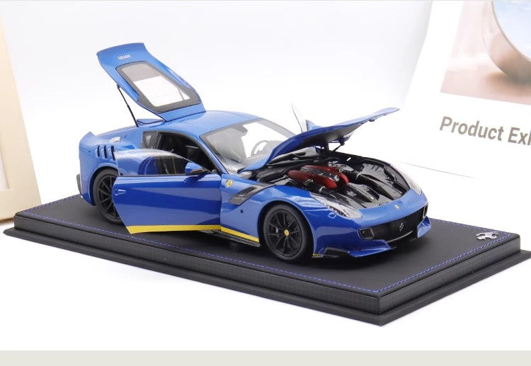 For Ferrari F12 TDF Italy BBR 1:18 sports car simulation alloy full open car model