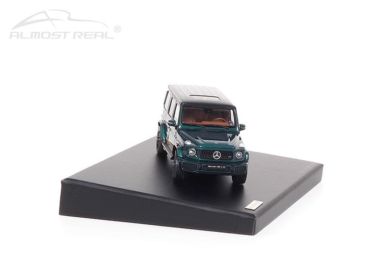 Mercedes-AMG G 63 – 1:43 Diecast Model by Almost Real (2019 White / 2021 Metallic Green – Limited to 300 Units Each)