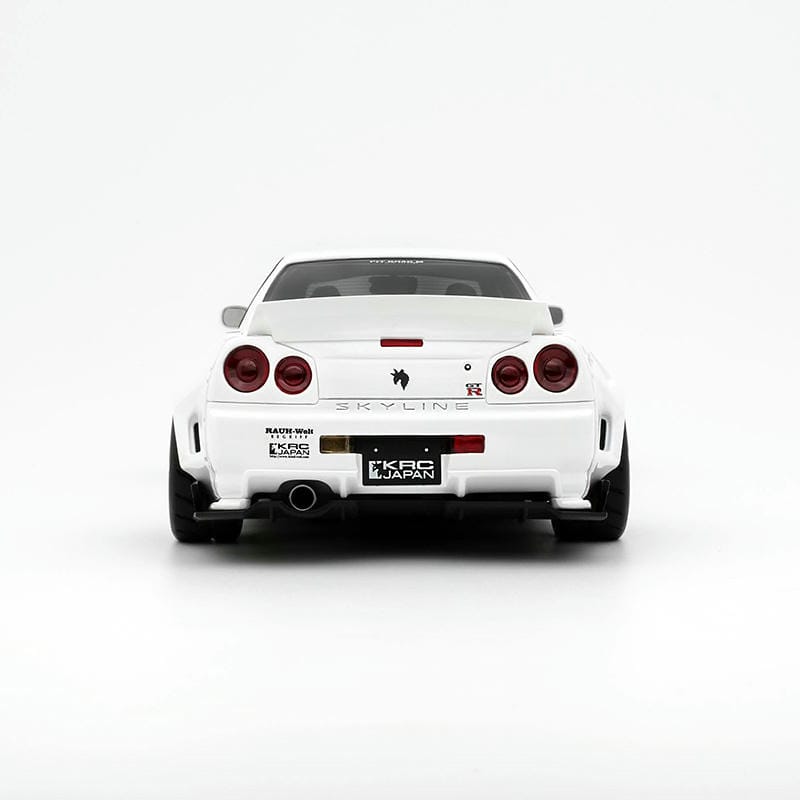 OTTO 1:18 Nissan Skyline GT-R (BNR34) Pearl White QX1 2019