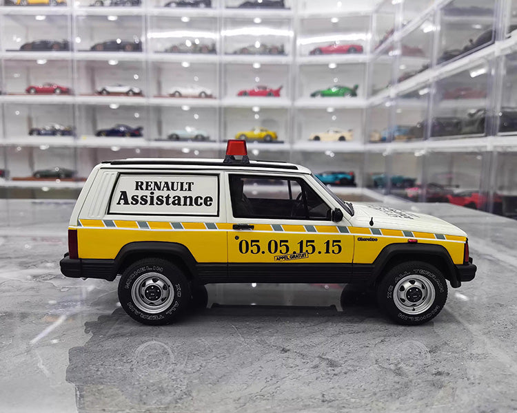 OTTO 1:18 Jeep Police Edition Resin Collectible Model Car
