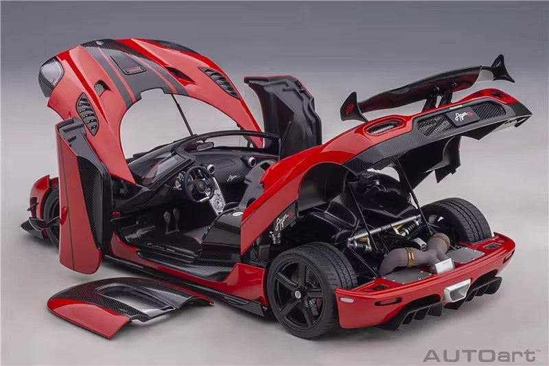 AUTOart Koenigsegg Agera RS – 1:18 Scale Model Germany (Red, Collector's Hypercar Edition)(79022)