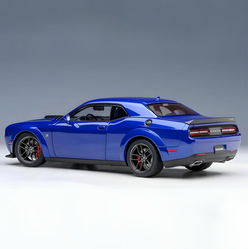 Autoart 1/18 Dodge Challenger R/T wide body Blue diecast car model