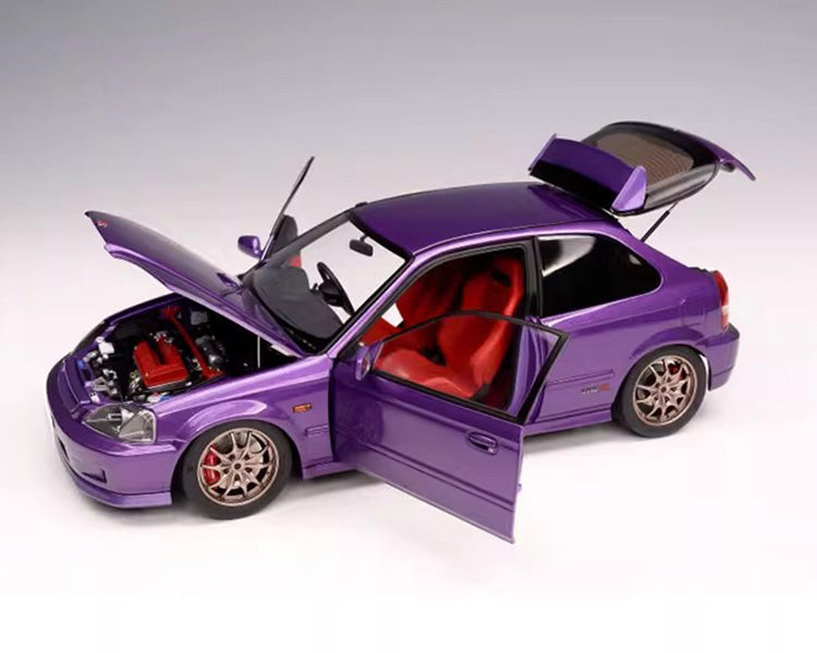 MH Honda Civic EK9 1:18 Alloy Diecast Model Car