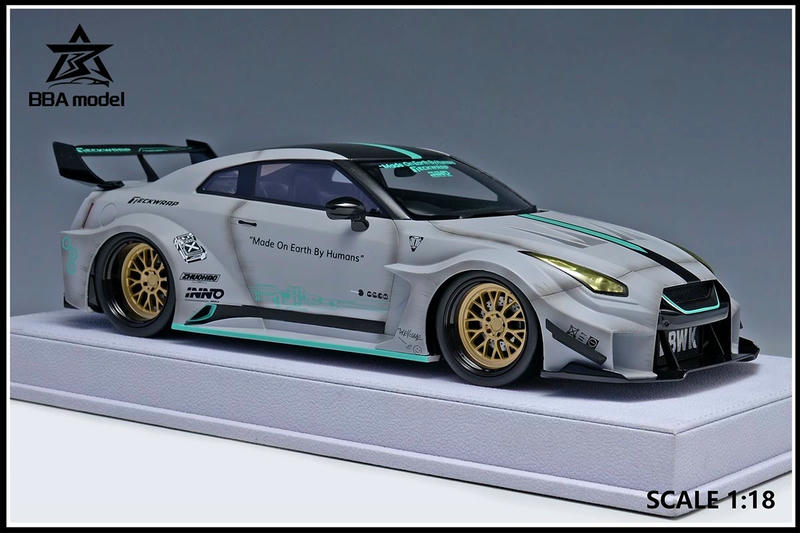 BBA Nissan GT-R 35GT-RR 1:18 Resin Model Car