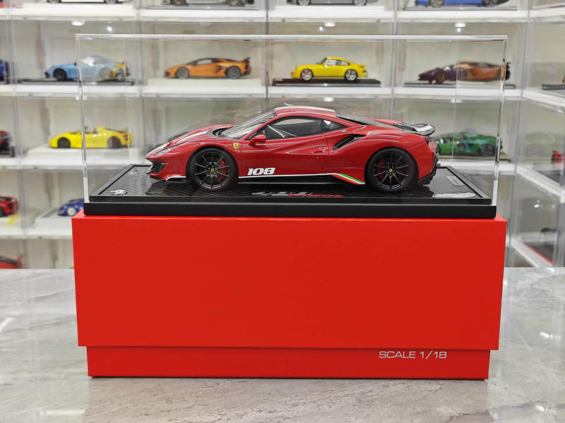 BBR 1:18 Ferrari 488 Pista Spider Hardtop Resin Model