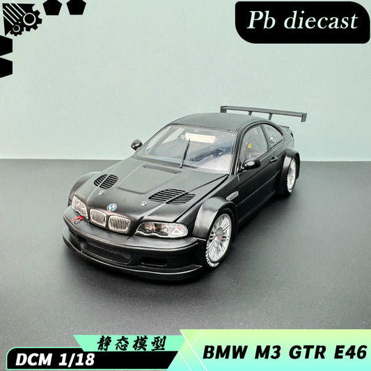 DCM 1:18 BMW M3 GTR E46 Alloy Diecast Model Car