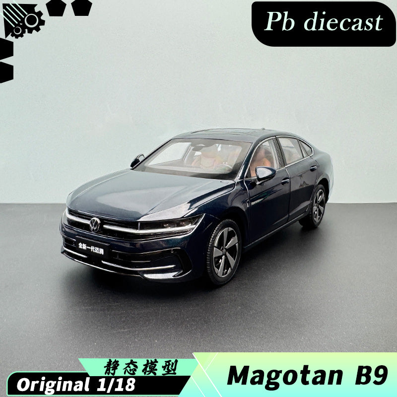 1:18 Volkswagen Magotan B9 Diecast Model – Alloy & ABS Precision with Opening Doors, Hood & Sunroof