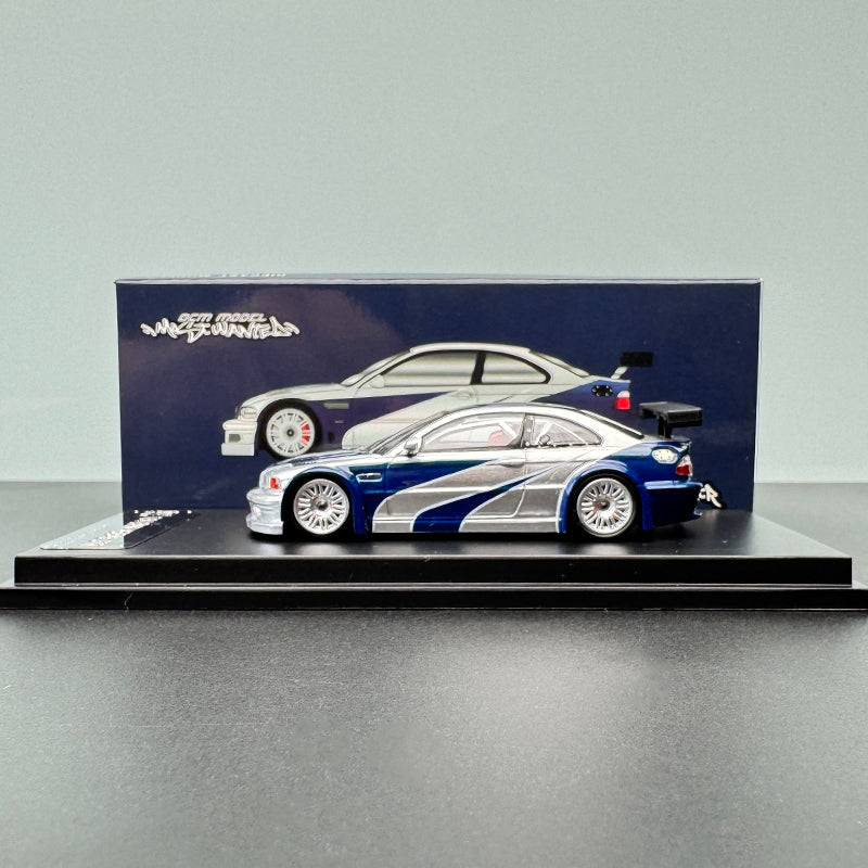 DCM 1:64 BMW M3 GTR E46 – Limited Edition Alloy Diecast Model (999 Units Worldwide)