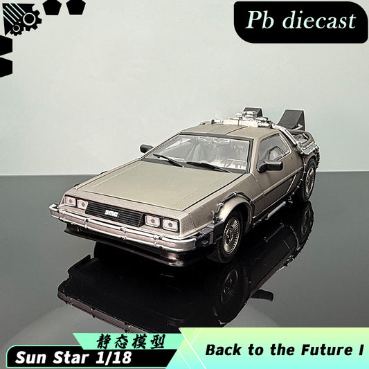 Back to the Future Part I Time Machine SunStar  Diecast Model – 2711# (1:18 Scale)