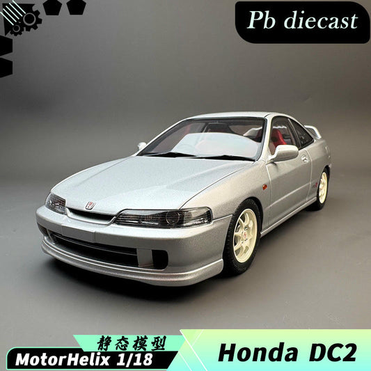 MotorHelix 1:18 Honda Integra Type-R DC2 Diecast Car—Silver