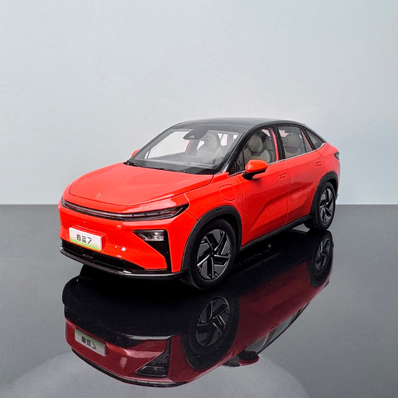 Ruilan 7 1:18 Diecast Model – Premium Alloy Collector’s Edition red