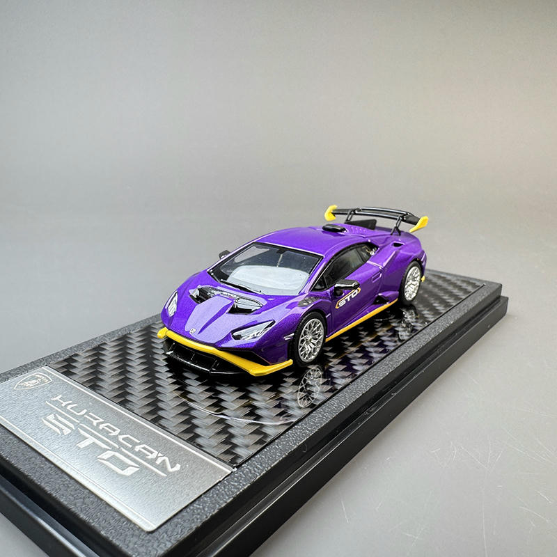 LCD Model 1:64 Lamborghini Huracán STO Diecast Car – YX car model