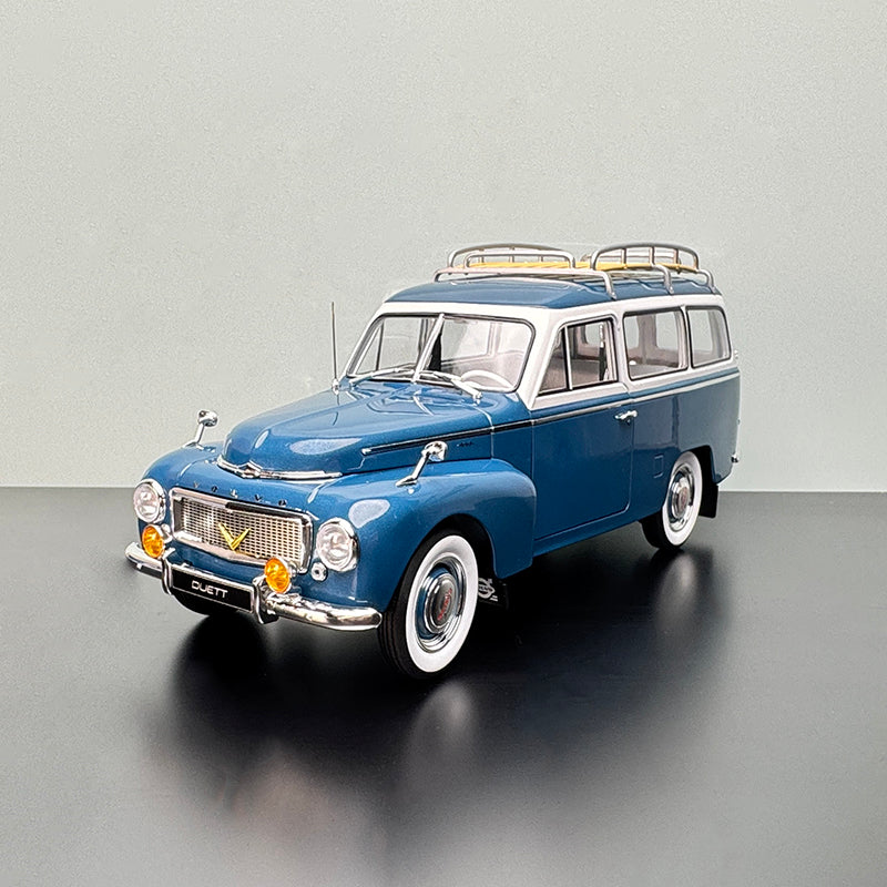 1939 Volvo PV445 Duett 1:18 Scale Diecast Model – Classic Blue Estate