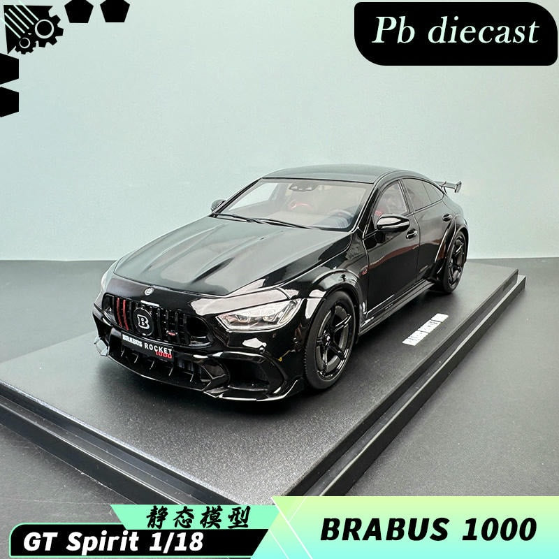 GT Spirit 1:18 BRABUS Rocket 1000 Black (CLDC039) Resin Model – Limited Edition