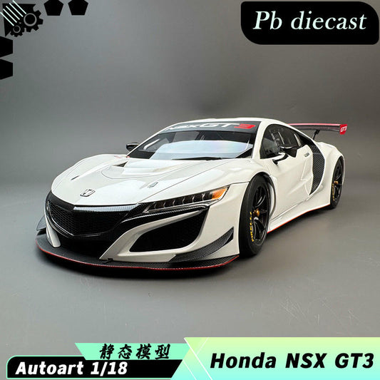 AUTOart 1:18 Honda NSX GT3 Diecast Car- White