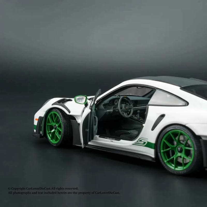 MINICHAMPS 1:18 Porsche 911 GT3 RS Diecast Model Car – Full Opening Limited Edition Collector