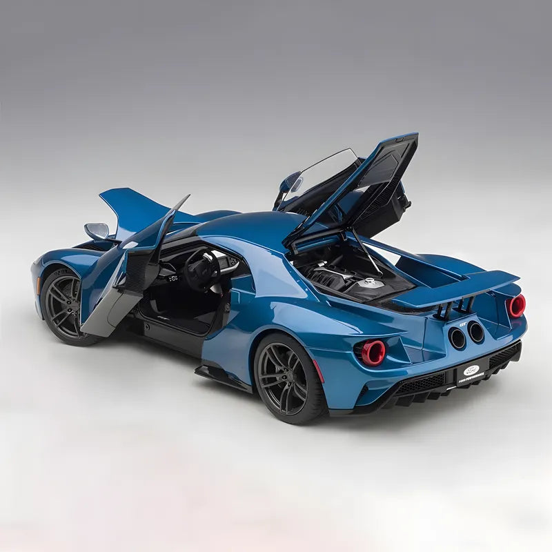 Autoart 1/18 Ford GT 2017 Blue Diecast car model Collectible Car Models