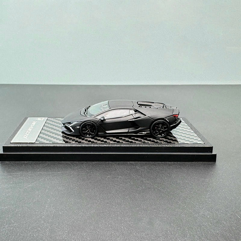 LCD 1:64 Lamborghini Revuelto Diecast Model Car – Opening Rear Engine Cover & Acrylic Display Base