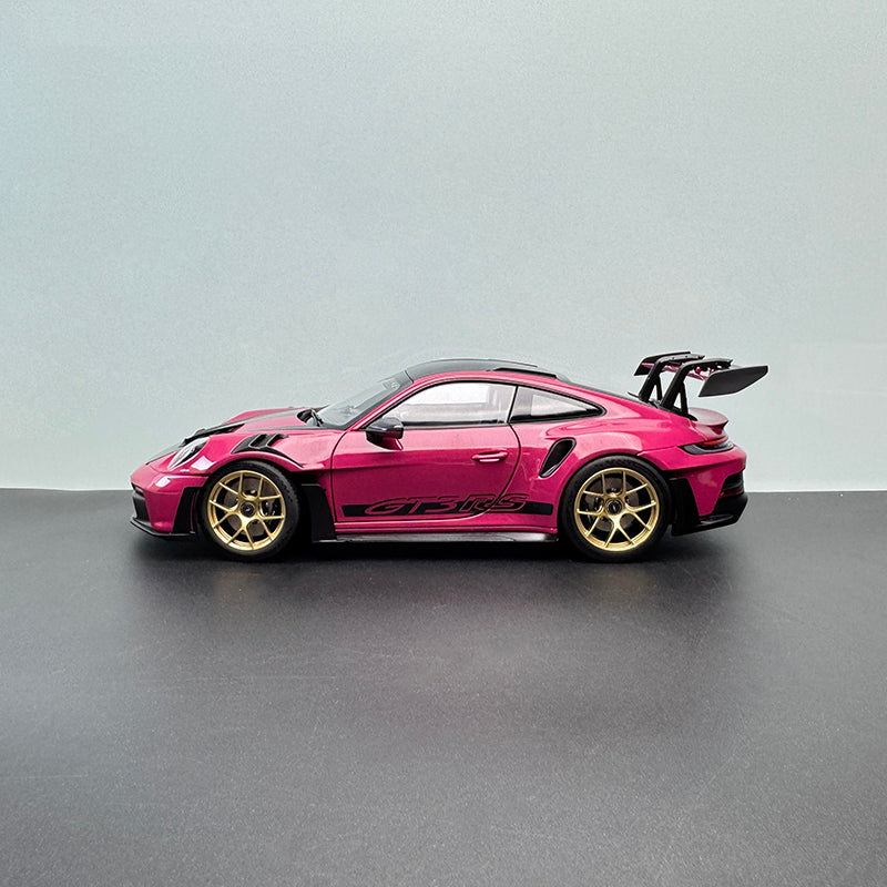 Porsche 911 GT3 RS 1:18 Diecast Model by NOREV (Shock-Absorbing Wheels Edition)