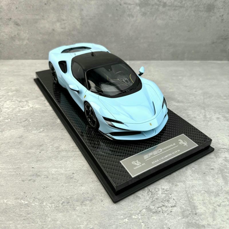 Vehicle Art 1:18 SF90 Resin Model – Limited Edition Prancing Horse Masterpiece