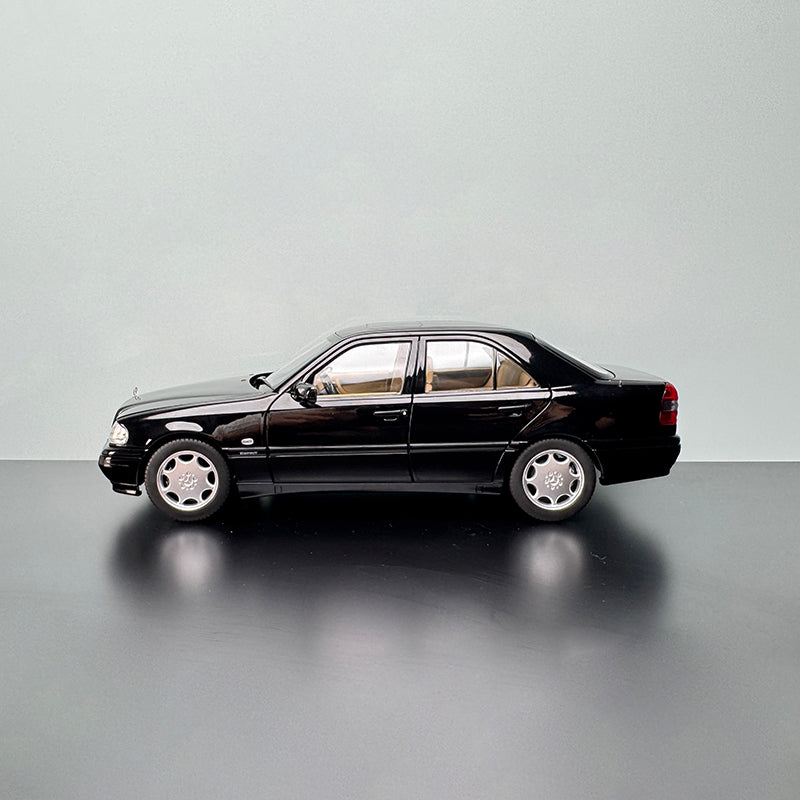 Mercedes-Benz C-Class 1993 1:18 Full-Open Die-Cast Model by Norev (Black)