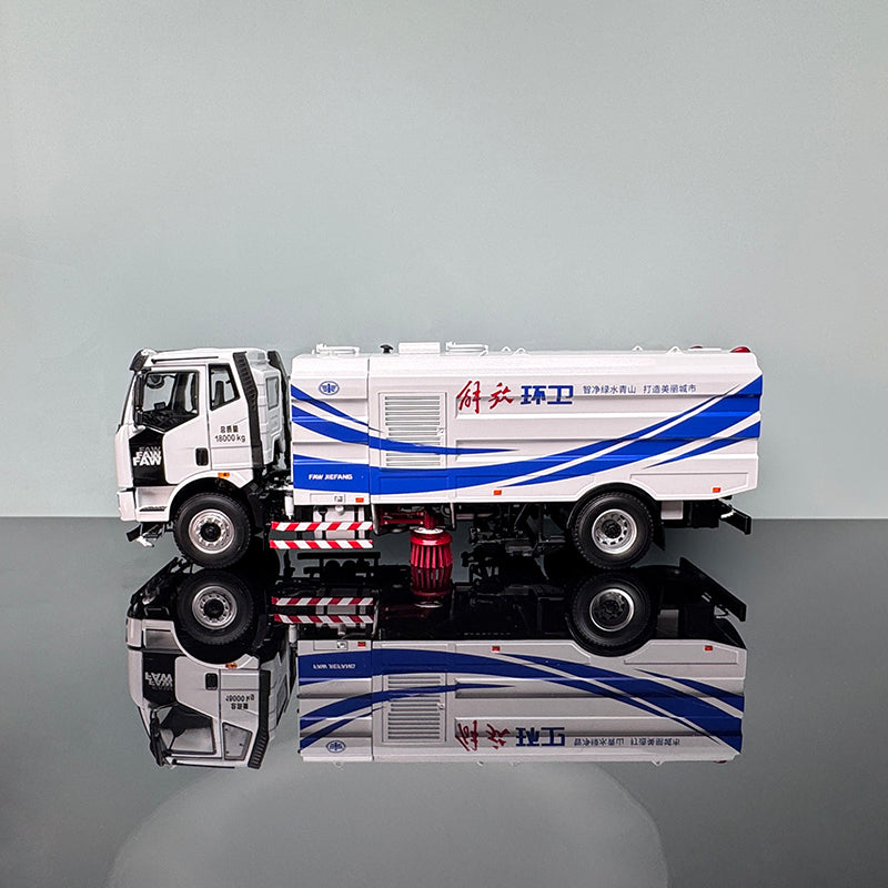 Jiefang J6 Sweeper Diecast Model – 1:24 Heavy-Duty Collectible by FAW