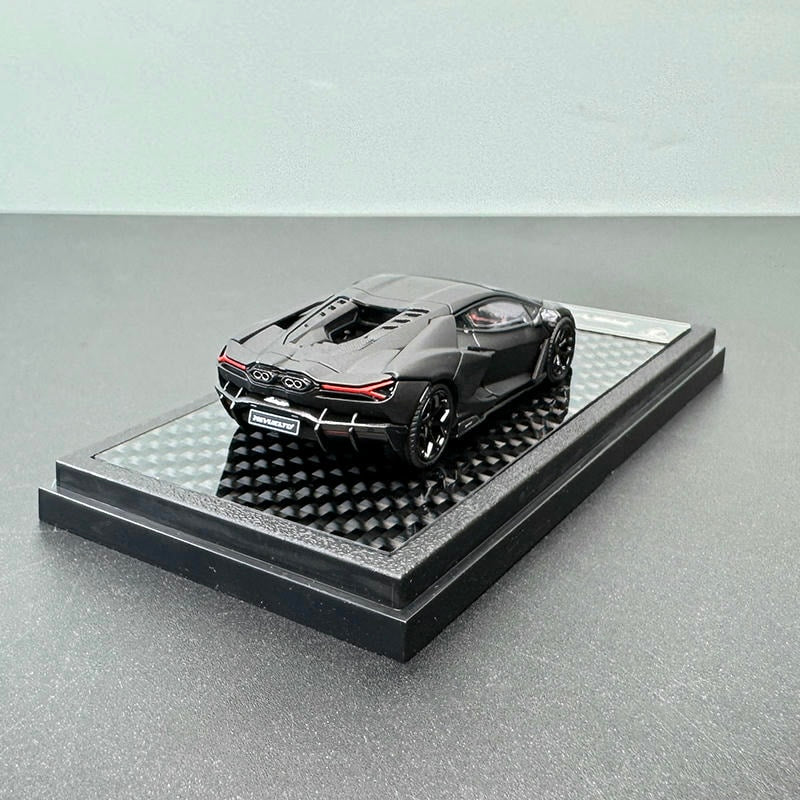 LCD 1:64 Lamborghini Revuelto Diecast Model Car – Opening Rear Engine Cover & Acrylic Display Base