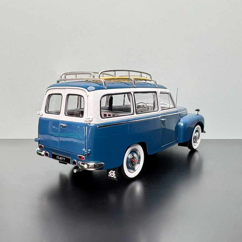 1939 Volvo PV445 Duett 1:18 Scale Diecast Model – Classic Blue Estate