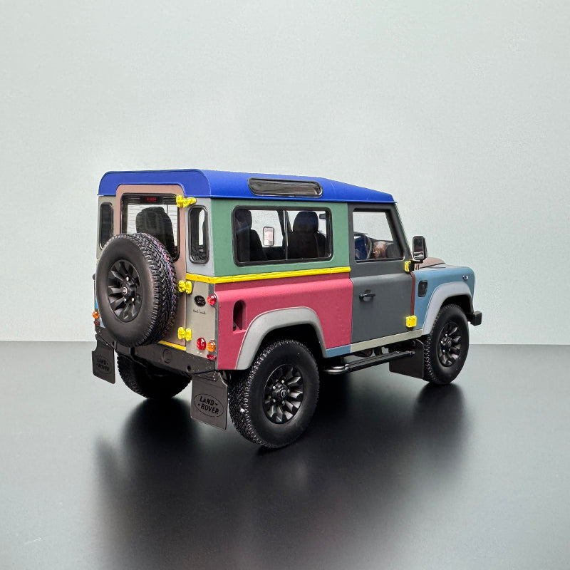 Almost Real Land Rover Defender 90 Paul Smith Custom Edition 1:18 Diecast Model