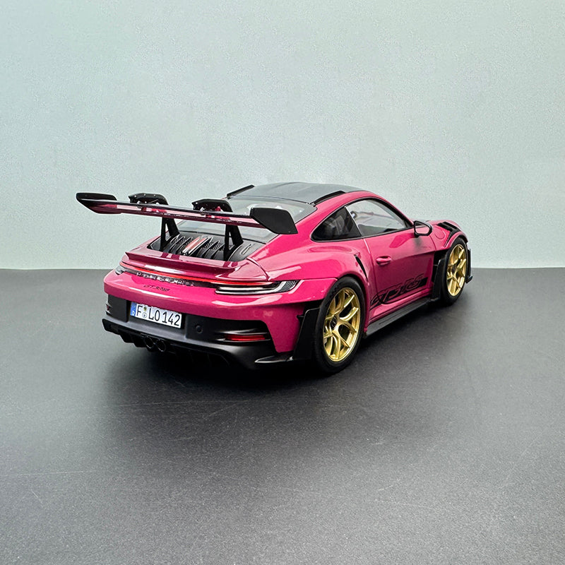 Porsche 911 GT3 RS 1:18 Diecast Model by NOREV (Shock-Absorbing Wheels Edition)