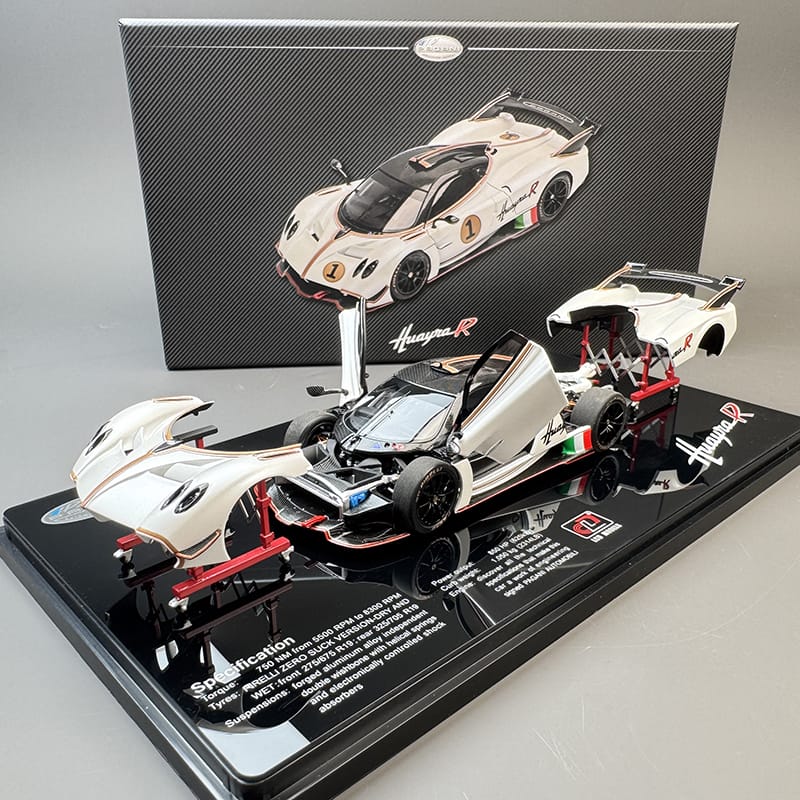 LCD Pagani Huayra R 1:43 Diecast Model Car
