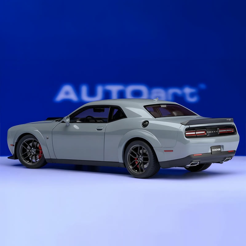 Autoart 1/18 Dodge Challenger R/T wide body Grey diecast car model