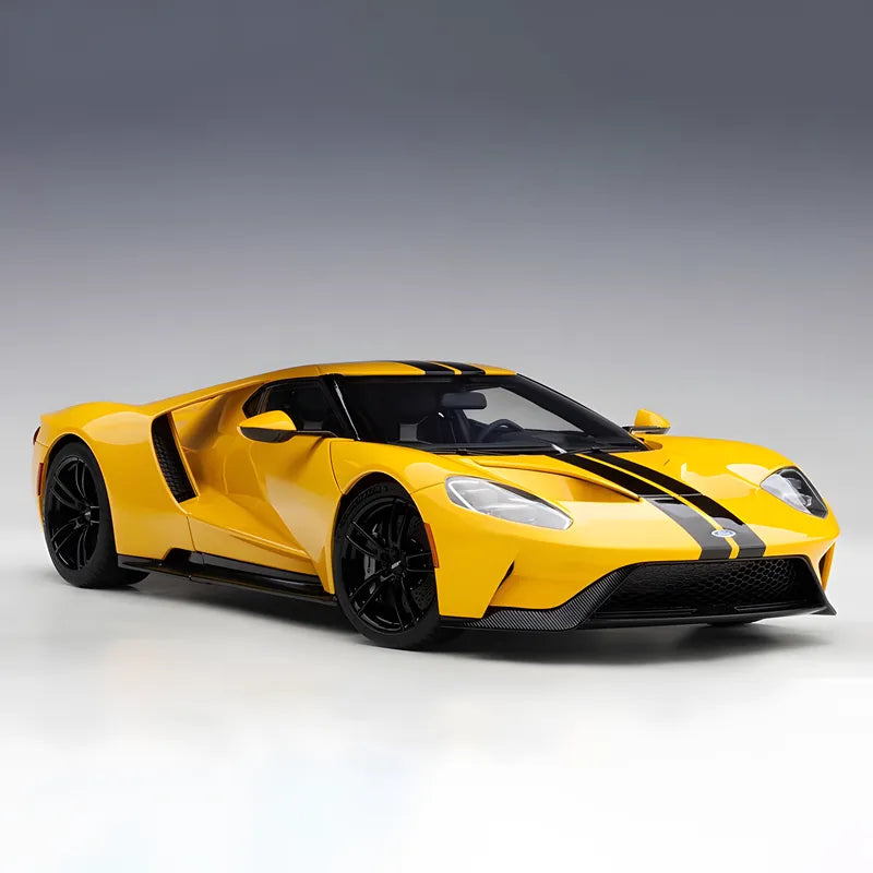 Autoart 1/18 Ford GT 2017 Yellow Diecast car model Collectible Car Models