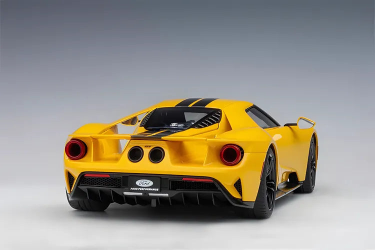 Autoart 1/18 Ford GT 2017 Yellow Diecast car model Collectible Car Models